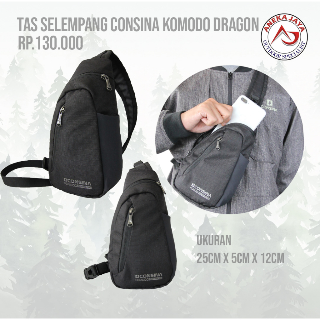 TAS SELEMPANG CONSINA KOMODO DRAGON