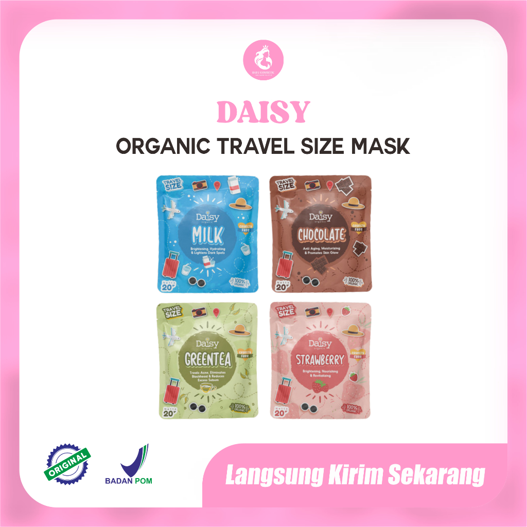 Daisy Organic Masker Organik Wash Off Mask 20gr