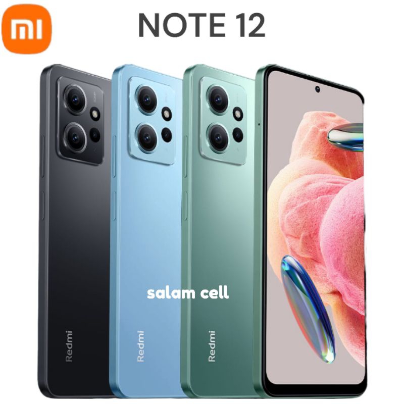 Redmi Note 12 Ram 8/128GB NFC Camera 50mp 30W Fast Charger Garansi Resmi