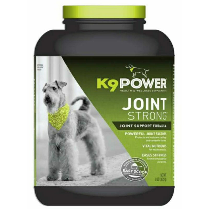 JOINT STRONG K9 POWER 980G vitamin susu supplement sendi tulang anjing