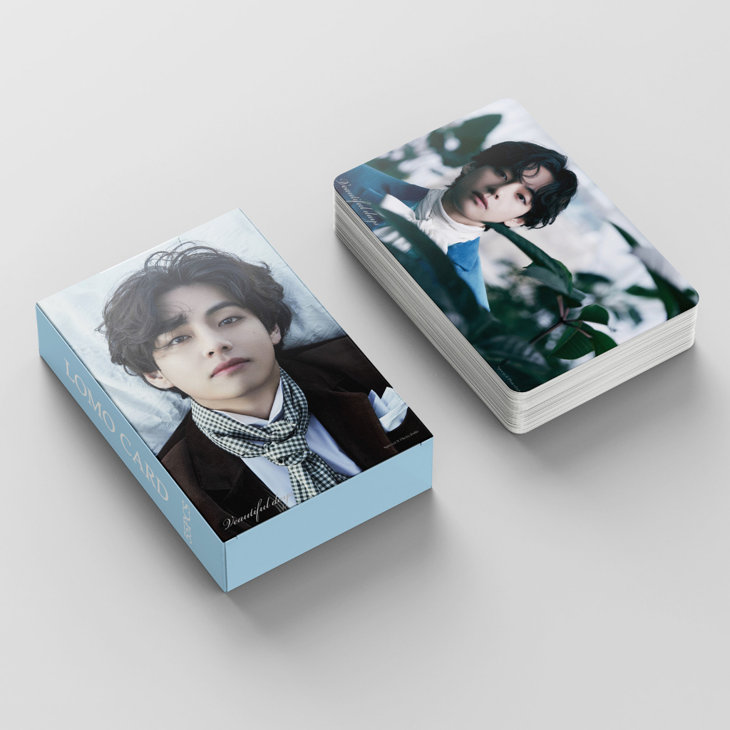 [kstuffind] BTS TAEHYUNG VEAUTIFUL DAY PHOTOCARD LOMO CARD PHOTO KARTU FOTO PC BTS ARMY BANGTAN MURAH 54PCS PCS 54