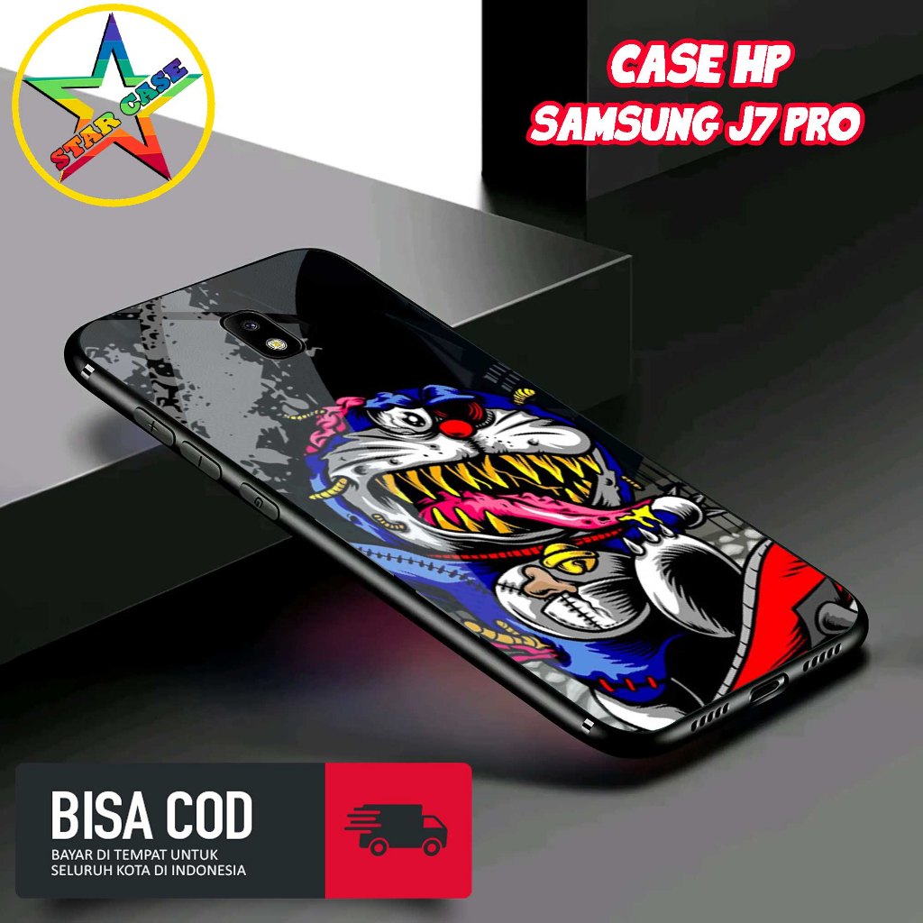 Case Samsung J7 Pro 2017 Motif [MASK] Casing Samsung J7 Pro TERBARU Hardcase Glossy Kilau 2D Case Hp