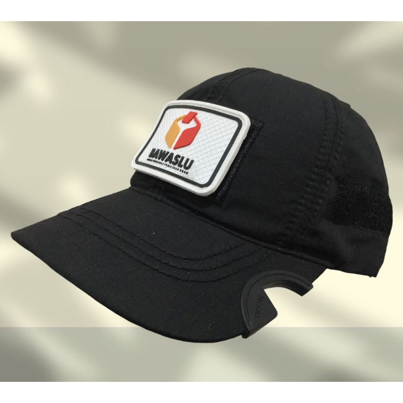 Topi tactical coak logo bawaslu velcro