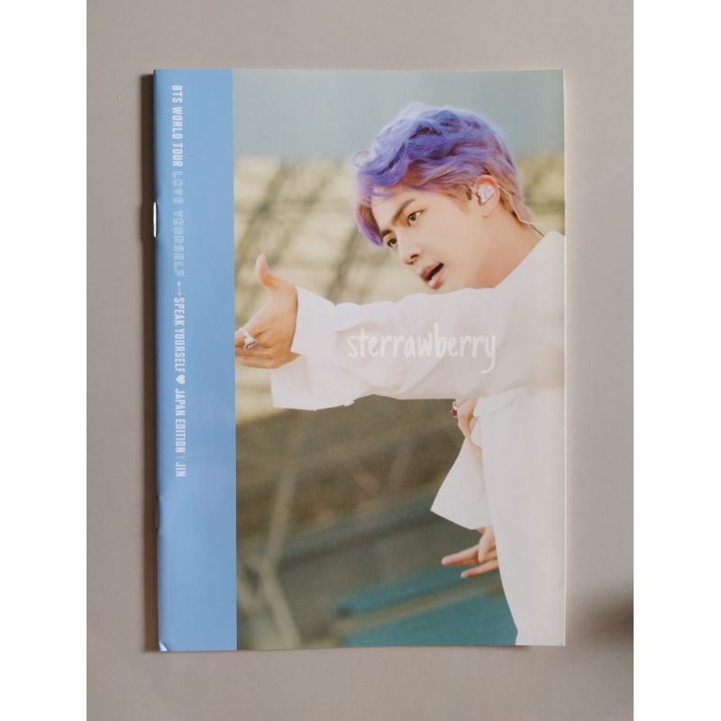 NOTEBOOK SPEAK YOURSELF SYS JAPAN BTS JIN