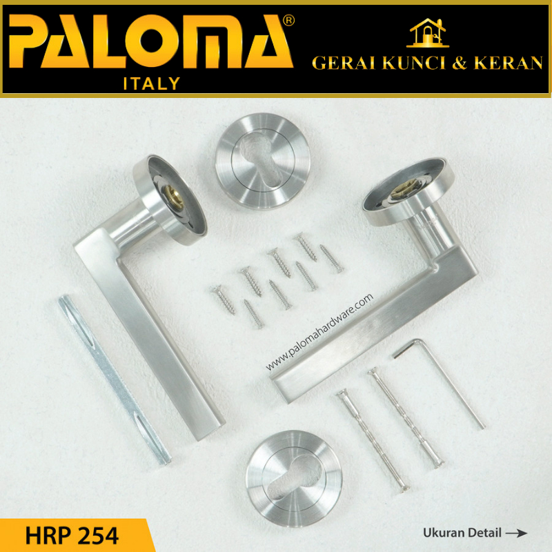 Handle Pintu Roses PALOMA HRP 254 LHS RUBEN STAINLESS STEEL