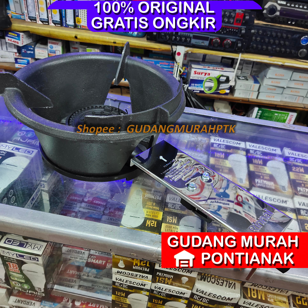 Kompor Gas Rinnai Tekanan Tinggi API JOS Sembur RI 300 HP Cocok untuk acara Dagang masak besar Tungku High Pressure Ri300HP