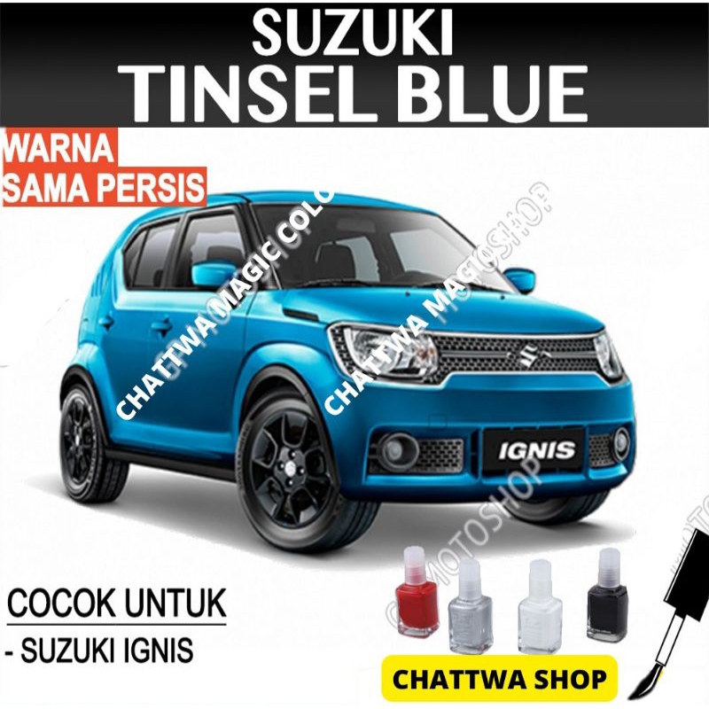 CAT OLES SUZUKI IGNIS TINSEL BLUE CAT OLES PENGHILANG BARET MOBIL LECET GORES CAT MOBIL IGNIS BIRU M