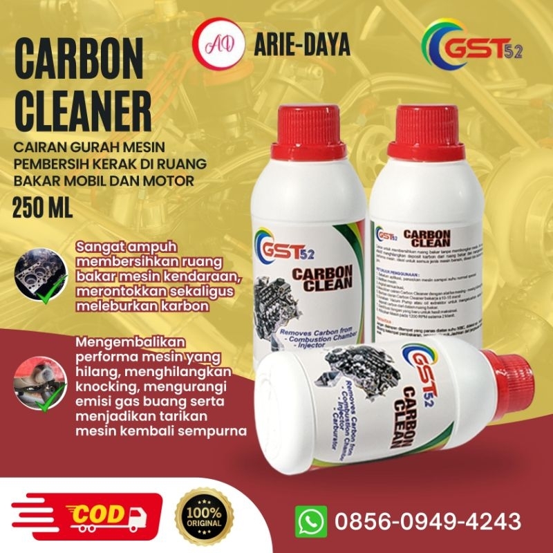 Carbon Cleaner GST52 Gurah Mesin Pembersih Kerak Ruang Bakar  Mesin 250 ml