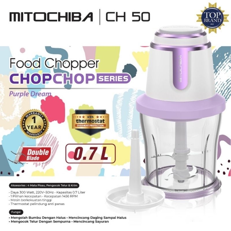 Blender Chopper Mitochiba CH50 0.7L Food Chopper Chopchop