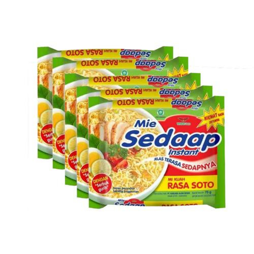 

Mie Sedaap Soto 1 Paket Isi 5 Pcs