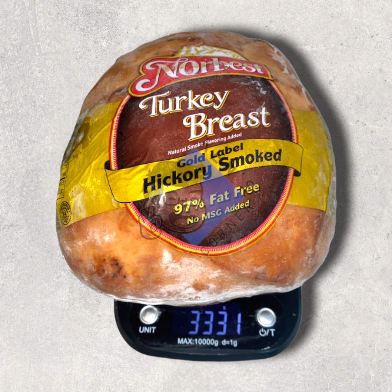 Norbest Turkey Smoked Breast Gold Label 3.85 KG / Ayam Kalkun Import USA