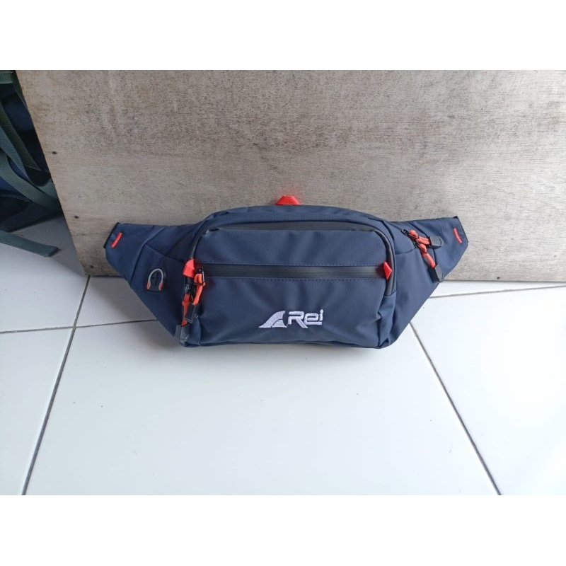 TAS PINGGANG PRIA REI WAISTBAG TAS SELEMPANG ANTI AIR BAHAN BIMO