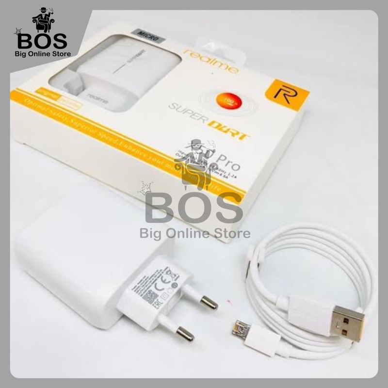 BOS - TC REALME X50 PRO 65W 1USB MICRO &amp; TYPE C | CHARGER CASAN VOOC