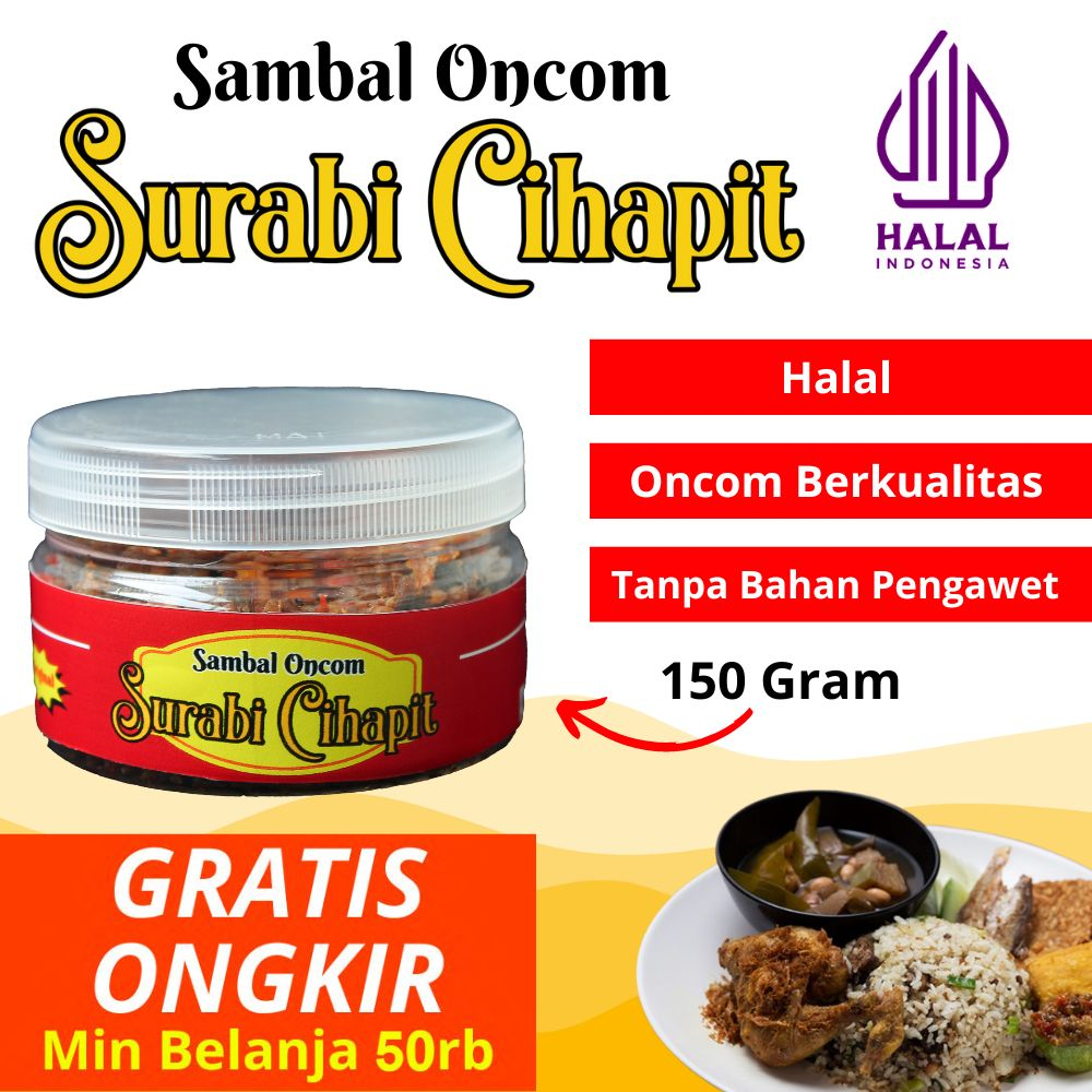 

SAMBAL TUTUG ONCOM INSTAN 150 GRAM