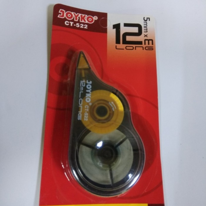 Tip-X KERTAS JOYKO CT-522 Correction Tape 12 meter [random]