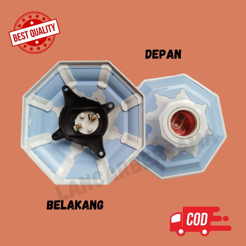 FITTING PLAFON/FITING LAMPU PLAFFON/FITTING PLAFFON KEMBANG BULAT/KUALITAS BAGUS