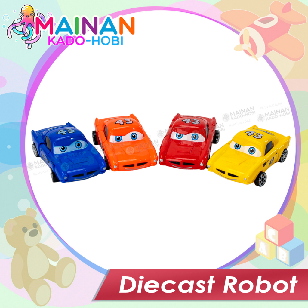 HADIAH KOLEKSI MAINAN ANAK ROBOT TRANSFORM DIECAST CAR MOBIL VANGUARD