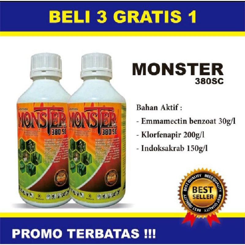 Liceriashop17 Insektisida Monster 380 Sc /1Liter/500Ml/250Ml/ Beli 3Gratis1/