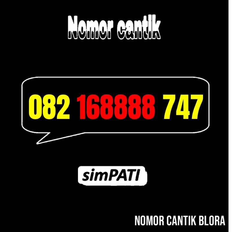 Nomor Cantik Simpati Nomer Cantik Simpati 168 1688 16888 168888 68 688 6888 68888 87 887 8887 88887 