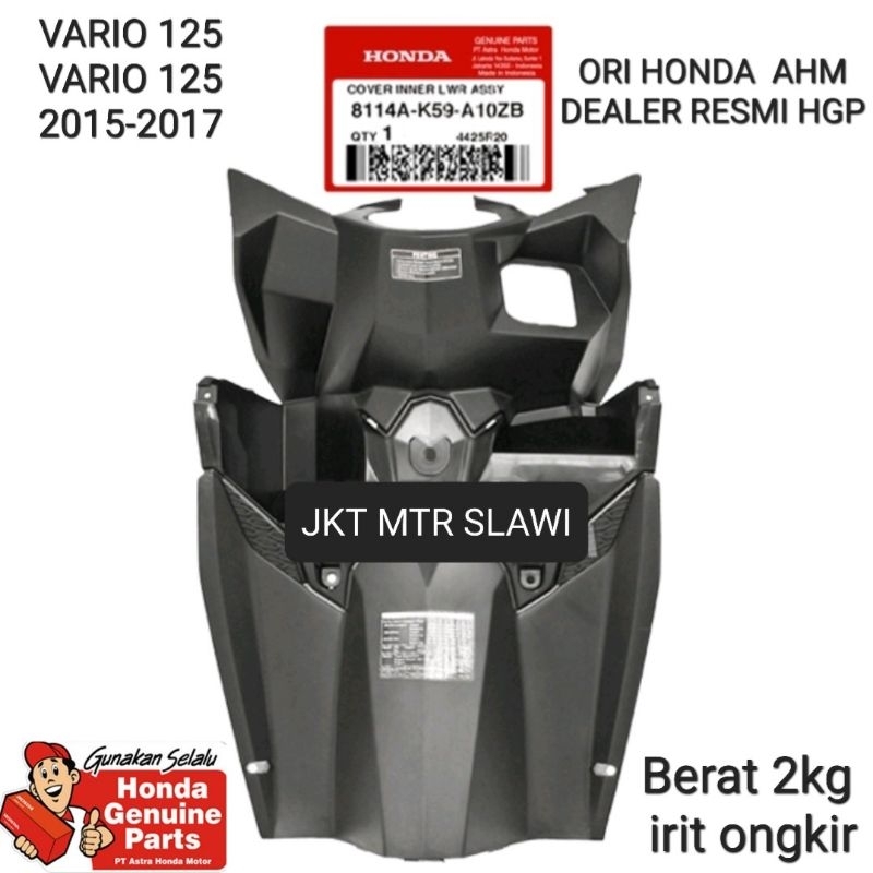 81141-K59-A10ZB cover inner upper legsil kontak dashbord vario 125 vario 150 2015-2017 ori honda ahm