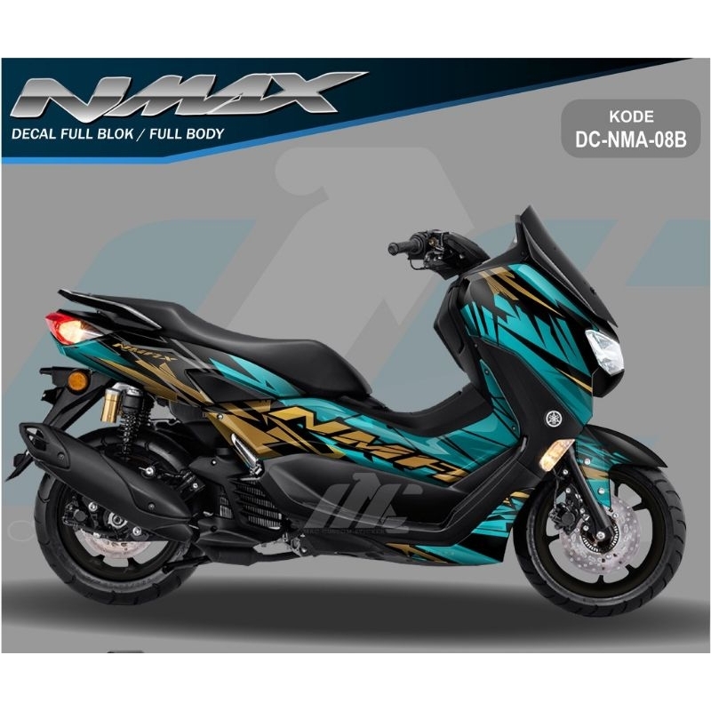 STICKER DECAL NMAX 2020 2021 2022 NEW - STIKER FULL BLOK NMAX 2020 2021 2022 - STIKER NMAX FULL BODY