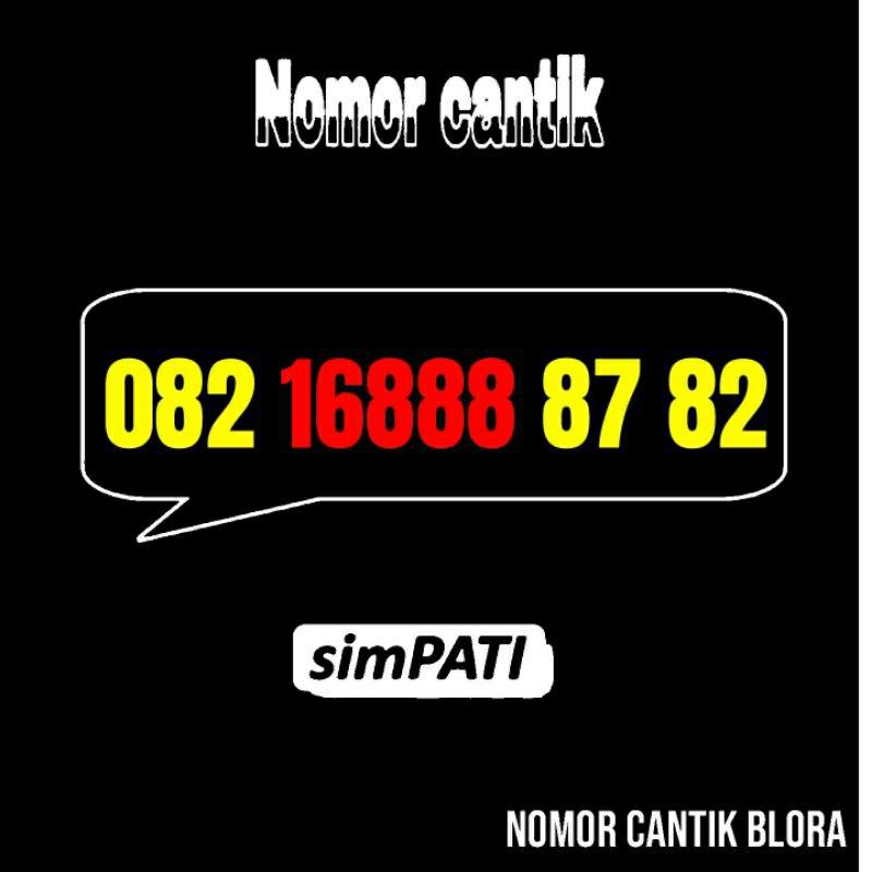 Nomor Cantik Simpati Nomer Cantik Simpati 168 1688 16888 168888 68 688 6888 68888 87 887 8887 88887 