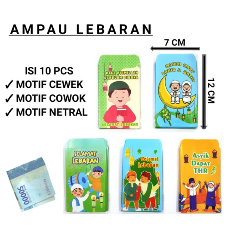 

Ampau / Amplop Lebaran 2023 Size Premium