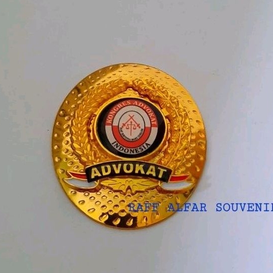PIN ADVOKAT KAI PEDANG MERAH PIN KAI ADVOKAT MODEL PREMIUM MAGNET