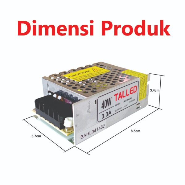 [HAEBOT] Power Supply Switching 12V 3A DC PSU 40W Jaring 110/220 VAC 12 V Adaptor Adapter Switch Mini CNC Pencatu Catu Daya CCTV Trafo Elektronika