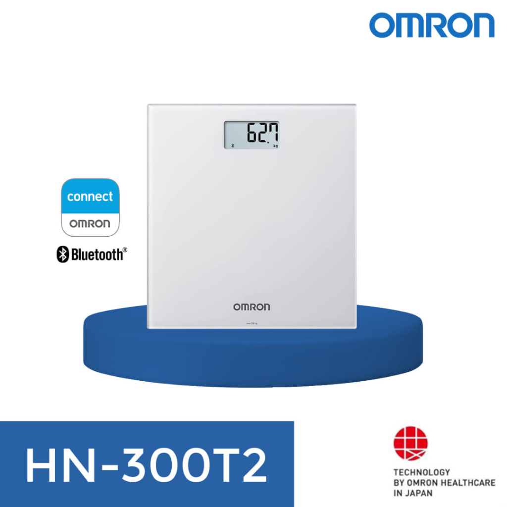 OMRON HN-300T2 Timbangan Berat Badan Digital Weight Scale + Bluetooth