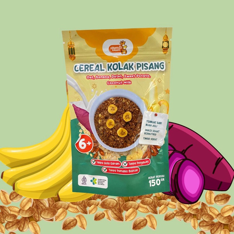 PLUM BLUM CEREAL BUAH BB BOOSTER | CEREAL MPASI PISANG KOLAK | CEREAL BAYI MERRY NANA | PLUMBLUM CEREAL LOVING DATES | MPASI ANTI GTM SWEET DRAGON