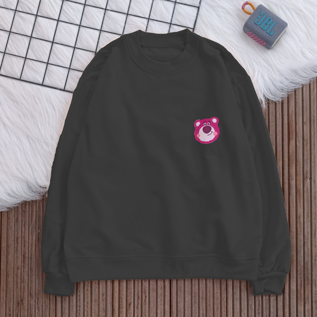 Sweatshirt Strawberry Lotso Bear - Sweater Wanita Terbaru