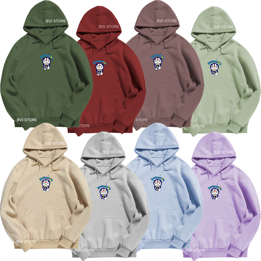 hoodie wanita doraemon L XL XXL 2XL terbaru 2021 hoodie wanita sweater cewek hodie keren korean styl