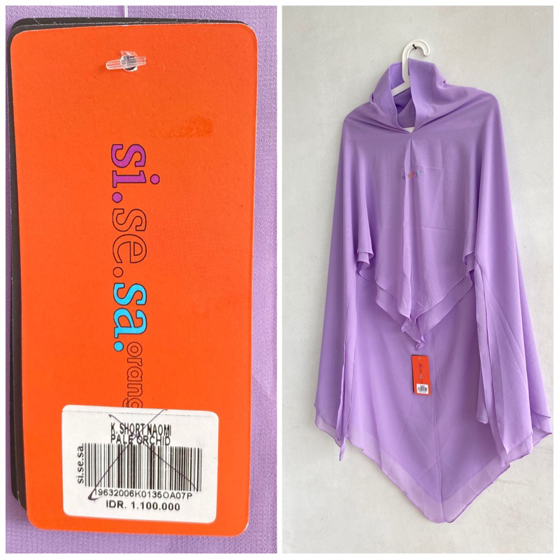 Sale khimar sisesa short naomi pale orchid