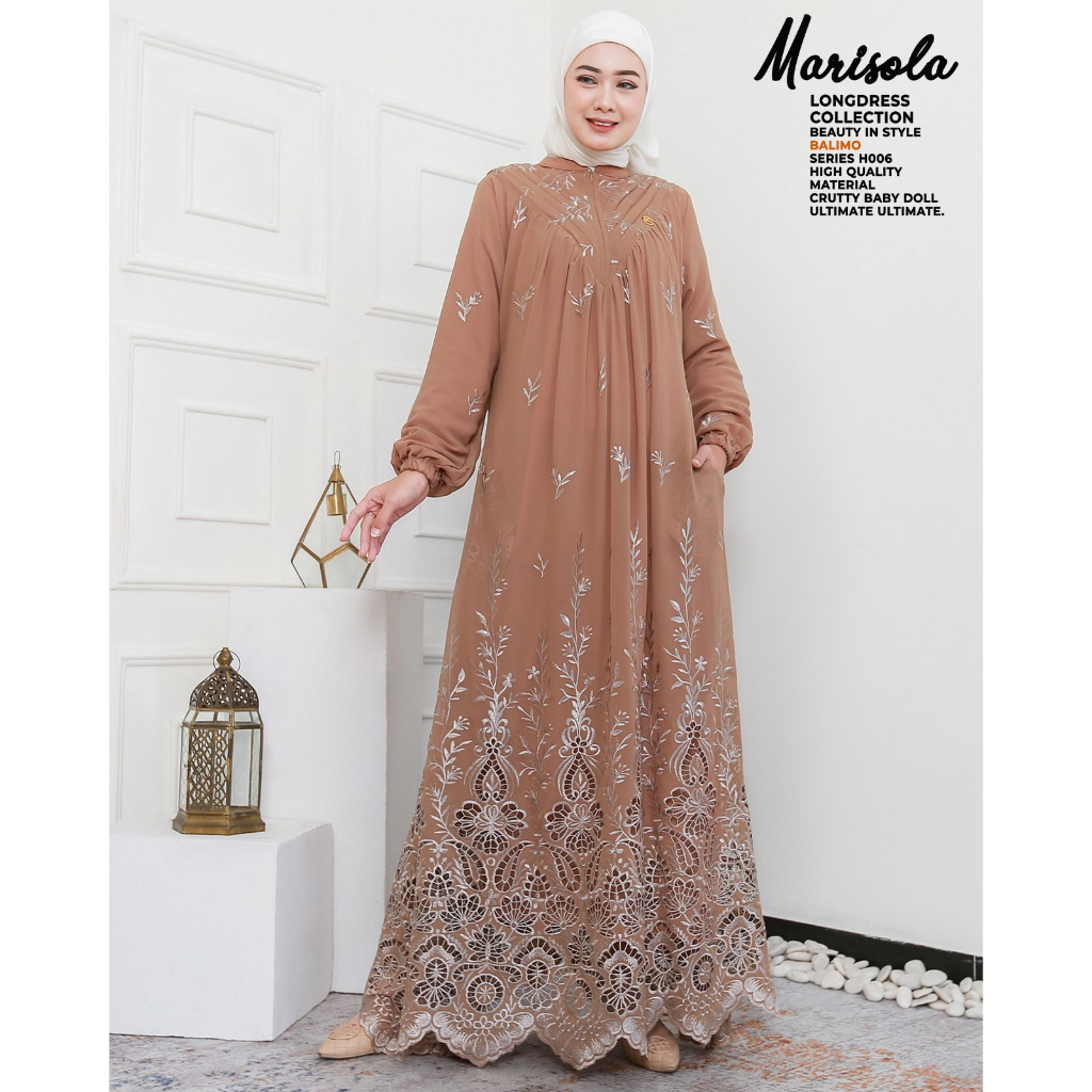 GAMIS BAHAN CERUTY BABYDOLL /GAMIS BAHAN CERUTY / GAMIS PREMIUM/GAMIN CANTIK DAN MEWAH
