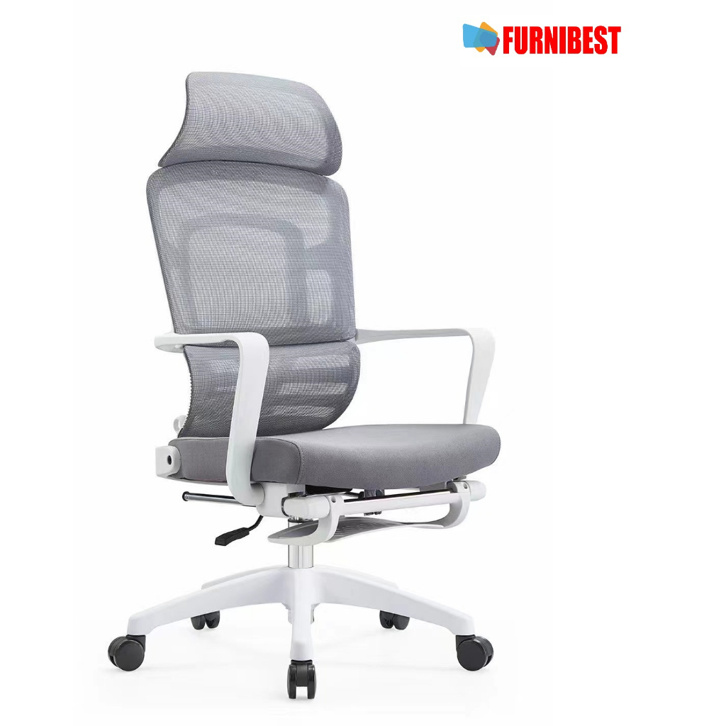 Furnibest Kursi Kantor Kursi Kerja Ergonomis Office Chair