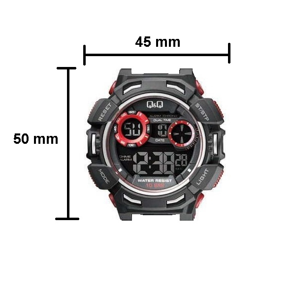 SALE Jam Tangan Pria Casual Sporty Digital Original Q&amp;Q QNQ QQ M148 M148J Series