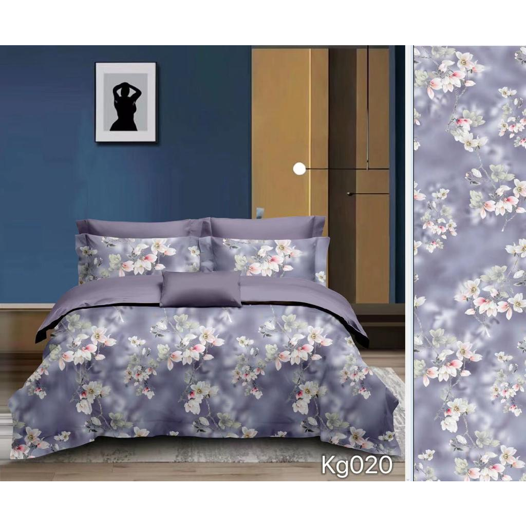 Kain Sprei Katun Jepang Lavender
