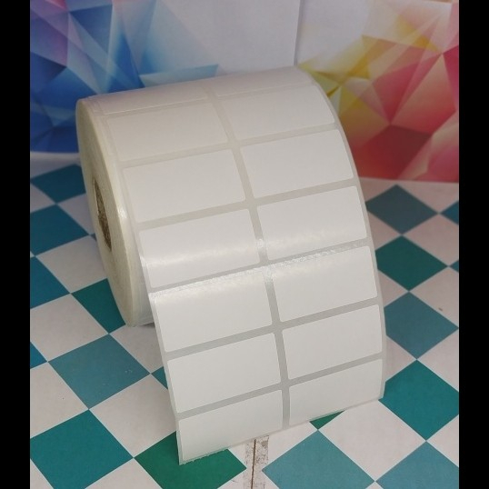 

LABEL BARCODE 40X20 MM - 40X20MM - 2 LINE SEMICOATED ISI 5000 STIKER