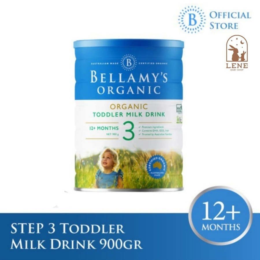 Bellamys Organic STEP 3 FOLLOW-ON FORMULA Bellamy SUSU FORMULA 12MONTHS+ 900G