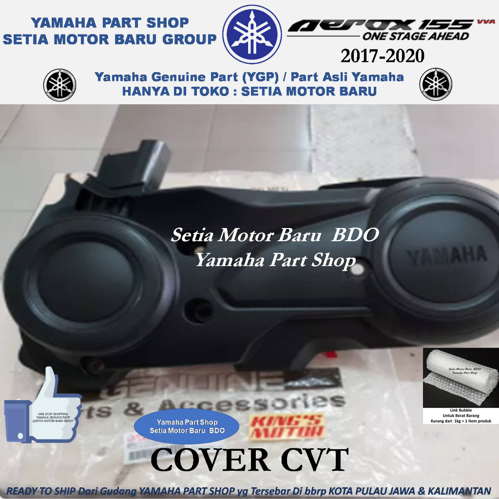 Cover Tutup Bak Cvt Aerox 2017-2020 Old Lama Asli Yamaha Bandung