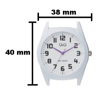 SALE Jam Tangan Unisex Casual Rubber Analog Original Q&amp;Q QNQ QQ VS22 VS22J Series