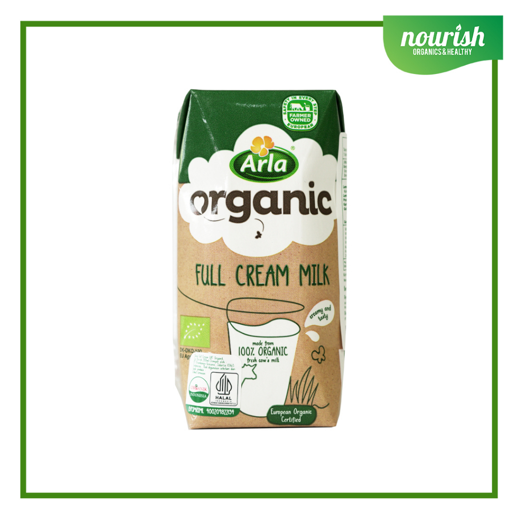 Arla Organic FULL CREAM Milk / Susu Full Krim organik 200ml