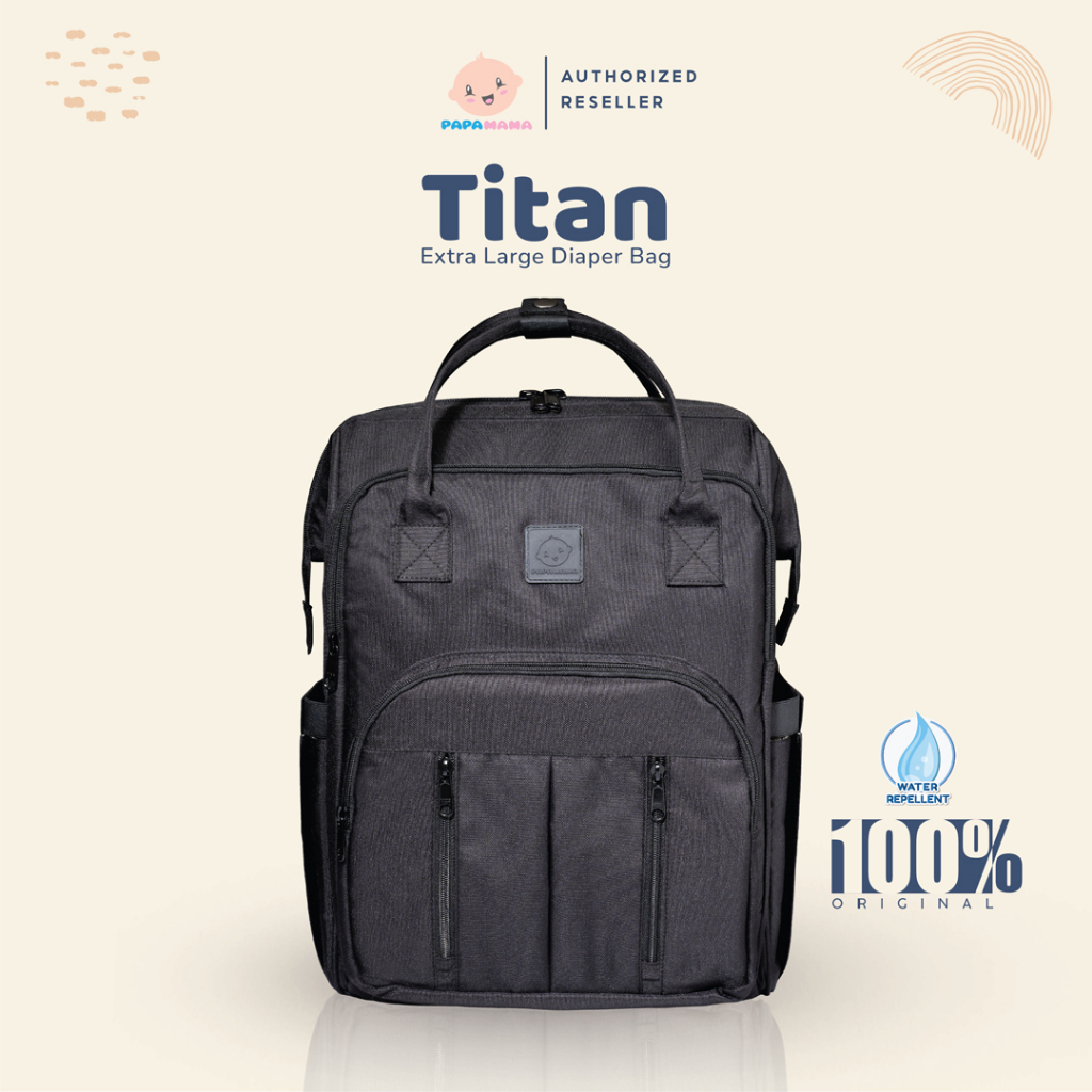 PAPAMAMA 1021 - Titan Extra Large Diaper Bag Water Repellent