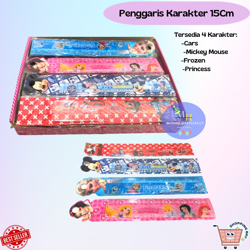 

PENGGARIS KARAKTER 15 CM / PENGGARIS LURUS-PCS