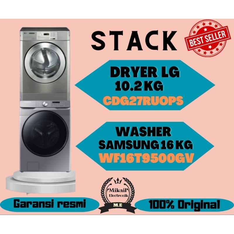 MESIN CUCI LAUNDRY WASHER SAMSUNG DRYER LG GIANT MAX