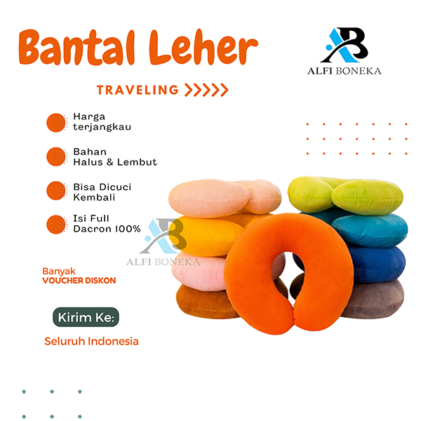 Bantal Leher Velboa Polos Murah