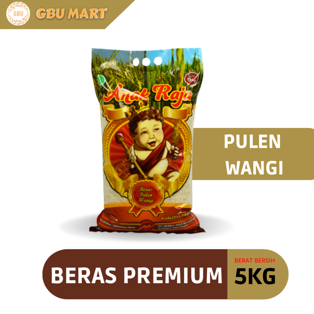 

Beras Pulen Wangi cap Anak Raja [5 KG]
