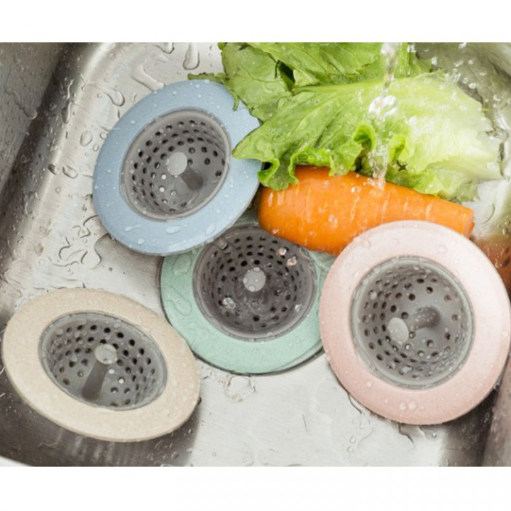 Saringan Saluran Wastafel / Kitchen Sink Colander Silicone Drain Hair Catcher Saringan - RANDOM