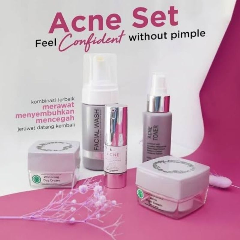 PAKET ACNE LENGKAP BY  MS GLOW